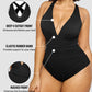 👙Smart Sculpt Plunge Swimsuit Flatter Your Figure