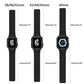 Silicone bracelet with magnetic clasp for Apple Watch