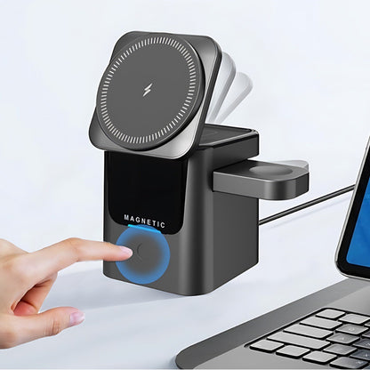 🎆 Nieuwjaarsdeal! 3-in-1 draadloze oplader – opvouwbaar & multifunctioneel