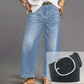 👖NU 50% KORTING! ✨ Casual damesjeans met hoge taille en wijde pijpen – flatterende pasvorm, comfortabel stretchmateriaal en moeiteloze stijl 👖