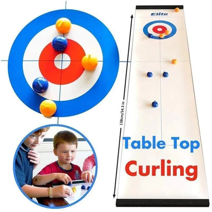 🎅Laatste Dag! Kerstkorting 🎁— Nieuw Tafelcurlingspel voor het Hele Gezin!