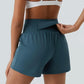 ✨️2025 Hot Sale 49% UIT🥰High Waisted 2-in-1 Yoga Shorts & Zijzakken