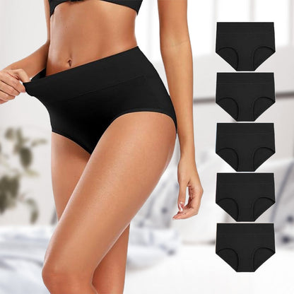 💥Koop 3 en krijg 2 gratis💕Plus Size High-Waist Heupliftende Katoenen Slipjes voor Vrouwen