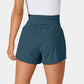✨️2025 Hot Sale 49% UIT🥰High Waisted 2-in-1 Yoga Shorts & Zijzakken