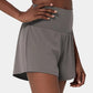 ✨️2025 Hot Sale 49% UIT🥰High Waisted 2-in-1 Yoga Shorts & Zijzakken