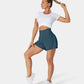 ✨️2025 Hot Sale 49% UIT🥰High Waisted 2-in-1 Yoga Shorts & Zijzakken
