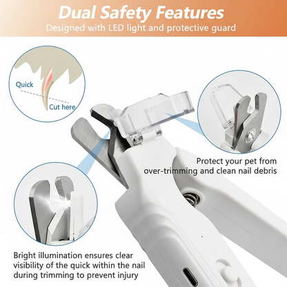 💡 Met LED-Licht: Zie de Bloedlijn Duidelijk🐾 Veilig Nagels Knippen voor Huisdieren