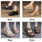 Vrouwen Retro Dikke Zool Klittenband Sandalen