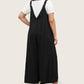 Jumpsuit met brede benen en verstelbare bandjes