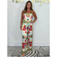 💝Spaghettibandjestop en losse broek voor dames Tweedelige set