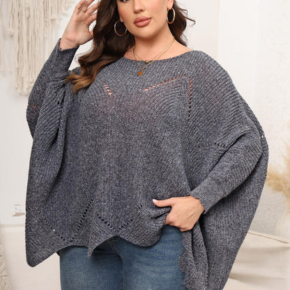 💥Limiettijd 49% KORTING💕Dames plus size ronde hals jamper