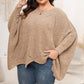 💥Limiettijd 49% KORTING💕Dames plus size ronde hals jamper