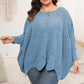💥Limiettijd 49% KORTING💕Dames plus size ronde hals jamper