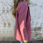 Modieuze massieve kleur lange mouwen blazer