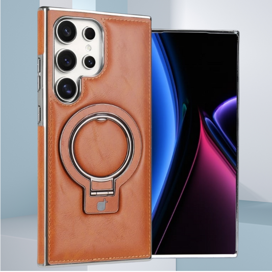 Retro Stijl Magnetische Telefoonhoes met Standaard Voor Samsung