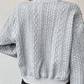💥Sale 49% korting💕Solide gebreid vest met knopen