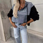🔥HELEMAAL IN DE VERKOOP 49% - Dames Jeansjacke met Capuchon en Koord