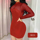 Bodycon Mini Jurk van Mesh