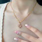 🌙Hot Sale 63% korting🌟Moon Heart Necklace✨️