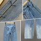 👖✨Vrouwenjeans Met Glimmende Strass-steentjes En Chic Split✨