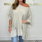Zomeruitverkoop 41% korting🔥Loose Pleated Off Shoulder Blouses for Women