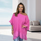 Zomeruitverkoop 41% korting🔥Loose Pleated Off Shoulder Blouses for Women