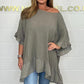Zomeruitverkoop 41% korting🔥Loose Pleated Off Shoulder Blouses for Women