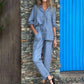 Women's 2-piece set - Oversize shirt and pants