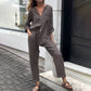 Women's 2-piece set - Oversize shirt and pants