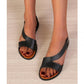 49% korting 🔥 Platte sandalen met open teen en vismondnagels
