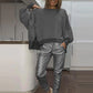 2-delige outfit voor vrouwen: Set van oversized sweatshirt en joggingbroek