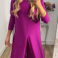 Elegant casual 2-delig pak met lange top en bijpassende broek