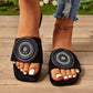 Dames sandalen met boze oog steentjes