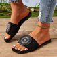 Dames sandalen met boze oog steentjes