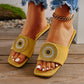 Dames sandalen met boze oog steentjes