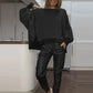2-delige outfit voor vrouwen: Set van oversized sweatshirt en joggingbroek