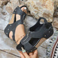 Trendy sandalen met sleehak voor vrouwen