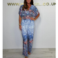 Bohemian Jumpsuit met Wijde Pijpen en Print