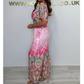 Bohemian Jumpsuit met Wijde Pijpen en Print