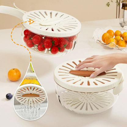 🍅 Christmas Sale! 3-in-1 Salademand & Afdruipmand – Nu KORTING!