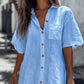 🔥Hot Sale 50% Uitverkoop💥Koop 2 Krijg 5% Aanbieding👗Casual Katoenen Linnen Overhemd Jurk