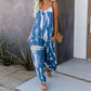 💃Zomeruitverkoop met 50% korting🥰☀️Damesmode Spaghettibandjes Jumpsuit met Print