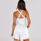Casual Criss Criss Kruis voor dames korte jumpsuit
