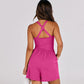 Casual Criss Criss Kruis voor dames korte jumpsuit