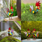 Funny Metal Rooster Yard Decor