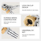 1/4 inch NPT clip-on gesloten kogel luchtkoppeling