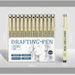 Fade-Resistant Drafting Pen Set