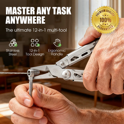 🔧✨ 12-in-1 Multitool – Compact, Duurzaam & Altijd Bij de Hand