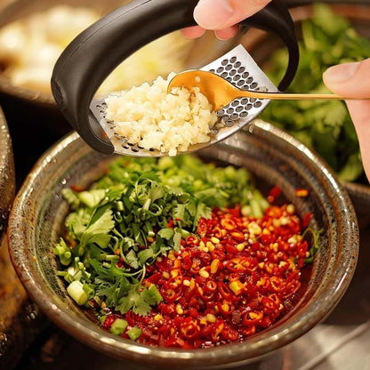 ✨ Kerst Voorverkoop – 50% KORTING! 🔥 Roestvrijstalen Knoflookpers – Snel, schoon & zonder moeite!