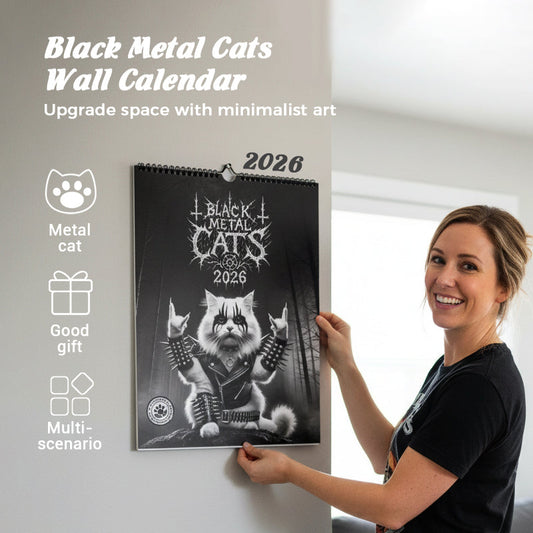 Kerst Deal! 🎅 62% Korting – Metal Cat Kalender 2026! 😼🤘